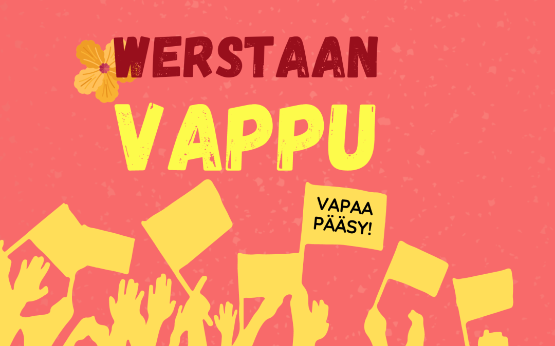 Werstaan vappu 1.5. kello 11-16