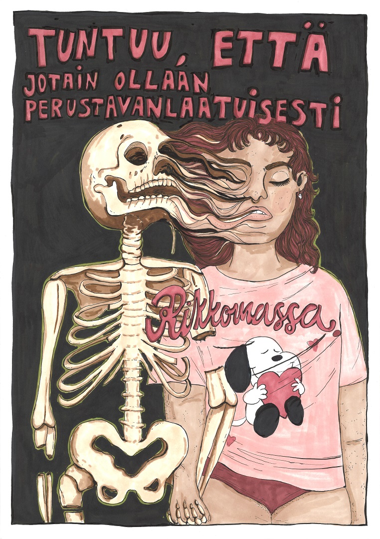 Riina_Tanskanen_Rikkomassa_web Etsitkö töitä -kylttejä pellolla
