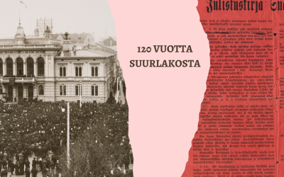 120 vuotta suurlakosta 30.10.2025 klo 15.00-18.30