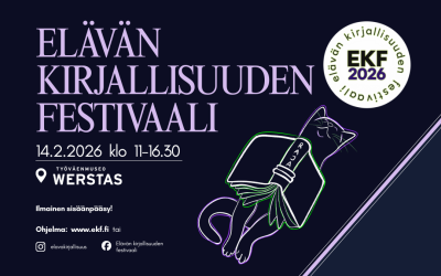 Elävän kirjallisuuden festivaali 14.2.2026 klo 11–16.30