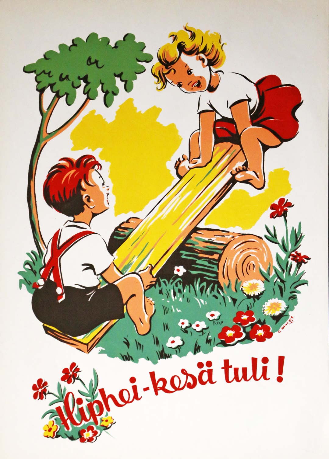 Kaksi naista keskustelevat töistä