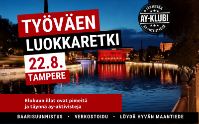 Werstas mukana Työväen Luokkaretki -tapahtumassa 22.8. klo 15–18