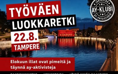 Werstas mukana Työväen Luokkaretki -tapahtumassa 22.8. klo 15–18