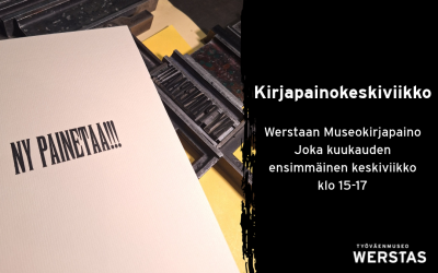 4.11.2026 klo 15-17 Kirjapainokeskiviikko
